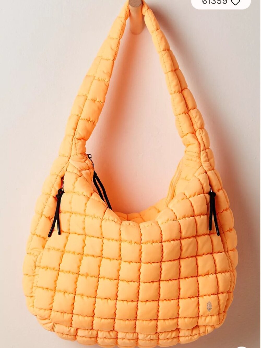 FP MOVEMENT Quilted Carryall Bag Orange (Large))